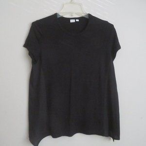 Gap cotton and rayon black T-Shirt for women